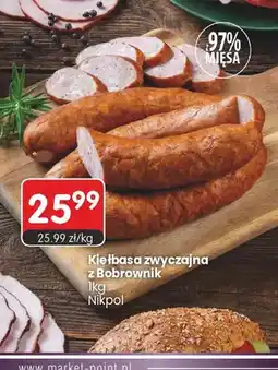 Market Point Kiełbasa zwyczajna z Bobrownik Nik-Pol oferta