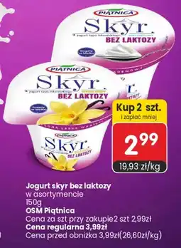 Market Point Jogurt skyr bez laktozy Piątnica oferta
