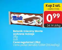 Market Point Batonik mleczny Monte Zott oferta
