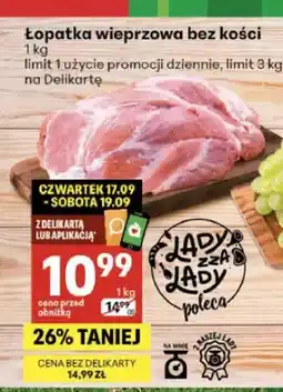 Delikatesy Centrum Łopatka wieprzowa bez kości oferta