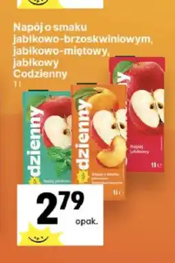 Delikatesy Centrum Napój o smaku jabłkowo-brzoskwiniowym Codzienny oferta