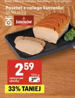 Delikatesy Centrum Pasztet z całego kurczaka Sokołów oferta