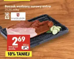 Delikatesy Centrum Boczek wędzony surowy extra Stanisławów oferta