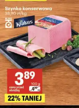 Delikatesy Centrum Szynka konserwowa Krakus oferta
