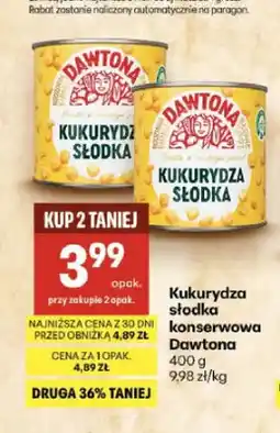 Delikatesy Centrum Kukurydza słodka konserwowa Dawtona oferta