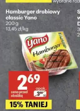 Delikatesy Centrum Hamburger drobiowy classic Yano oferta