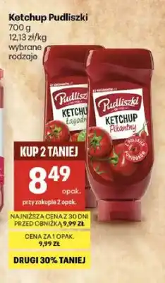 Delikatesy Centrum Ketchup łagodny Pudliszki oferta