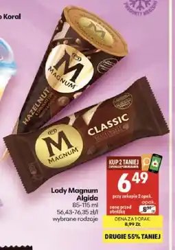Delikatesy Centrum Lody Magnum Hazelnut Algida oferta