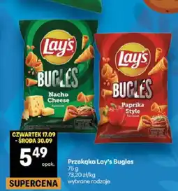 Delikatesy Centrum Przekąska Lay's Bugles Nacho Cheese oferta