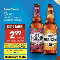 Delikatesy Centrum Piwo Okocim oferta