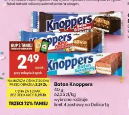 Delikatesy Centrum Baton Knoppers Orzechowy Dark oferta