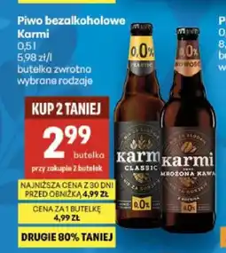 Delikatesy Centrum Piwo bezalkoholowe Karmi oferta