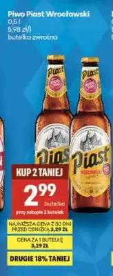 Delikatesy Centrum Piwo Piast Wrocławski oferta