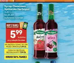 Delikatesy Centrum Syrop Owocowa Spiżarnia malina Herbapol oferta