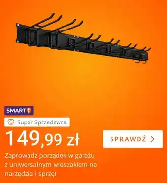 Uniwersalny wieszak na narzędzia i sprzęt