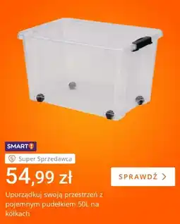 Allegro Pudełko 50 l na kółkach oferta