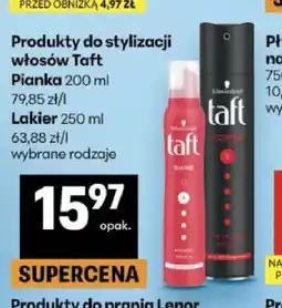 Delikatesy Centrum Pianka do stylizacji włosów Taft oferta