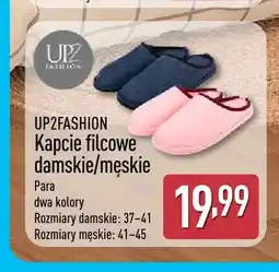 ALDI Kapcie filcowe damskie Up2fashion oferta