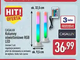 ALDI Kolumny oświetleniowe RGB LED 2-pak Casalux oferta