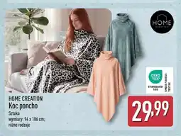 ALDI Koc poncho 94x186 cm Home Creation oferta