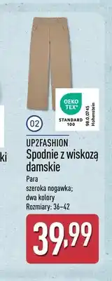ALDI Spodnie z wiskozą damskie UP2FASHION oferta