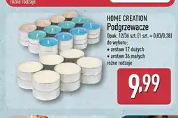 ALDI Podgrzewacze zestaw 12 dużych Home Creation oferta