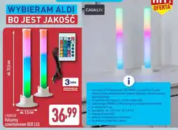 ALDI Kolumny oświetleniowe RGB LED Casalux oferta