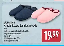 ALDI Kapcie filcowe damskie UP2FASHION oferta