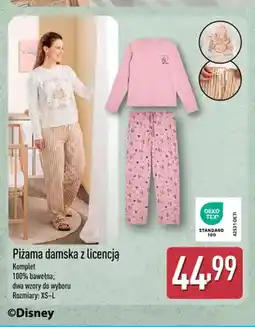ALDI Piżama damska z licencją Disney oferta
