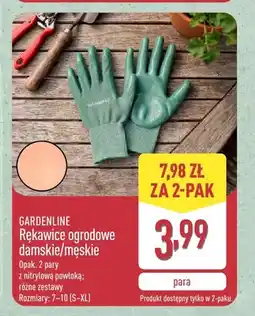 ALDI Rękawice ogrodowe damskie 2-pak Gardenline oferta