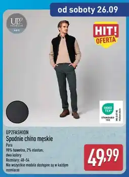 ALDI Spodnie chino męskie Up2fashion oferta