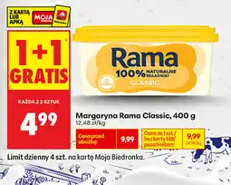 Biedronka Margaryna Rama Classic oferta