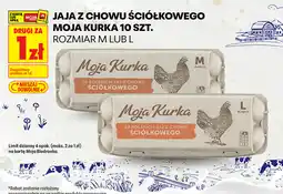 Biedronka Jaja z chowu ściółkowego Moja Kurka 10 szt. Rozmiar M lub L oferta