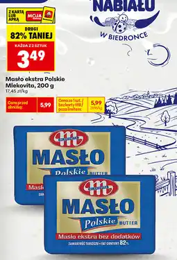 Biedronka Masło ekstra Polskie Mlekovita oferta