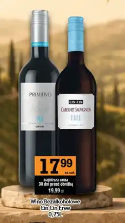 Gram Market Wino Bezalkoholowe Cin Cin Free oferta