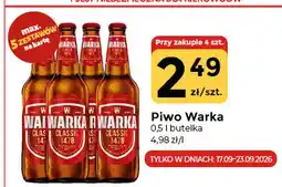 Społem Częstochowa Piwo Warka oferta