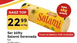 Społem Częstochowa Ser żółty Salami Serenada oferta