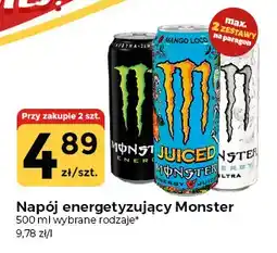 Społem Częstochowa Napój energetyzujący Monster oferta