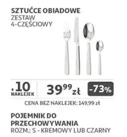 Auchan Sztućce obiadowe 4-częściowy oferta