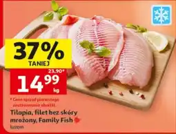 Auchan Tilapia, filet bez skóry mrożony, Family Fish oferta