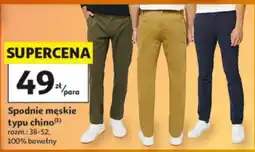 Auchan Spodnie męskie typu chino oferta