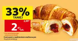 Auchan Croissant z nadzieniem malinowym oferta