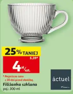 Auchan Filiżanka szklana oferta