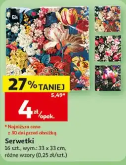 Auchan Serwetki oferta