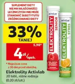 Auchan Elektrolity Activlab oferta