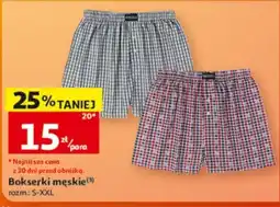 Auchan Bokserki męskie oferta