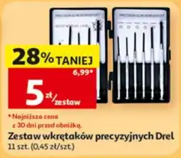 Auchan Zestaw wkrętaków precyzyjnych Drel oferta