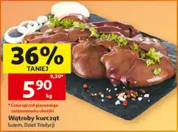 Auchan Wątroby kurcząt luzem oferta