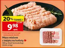Auchan Mięso mielone z indyka na kotlety oferta