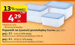 Auchan Pojemnik na żywność prostokątny Curver oferta